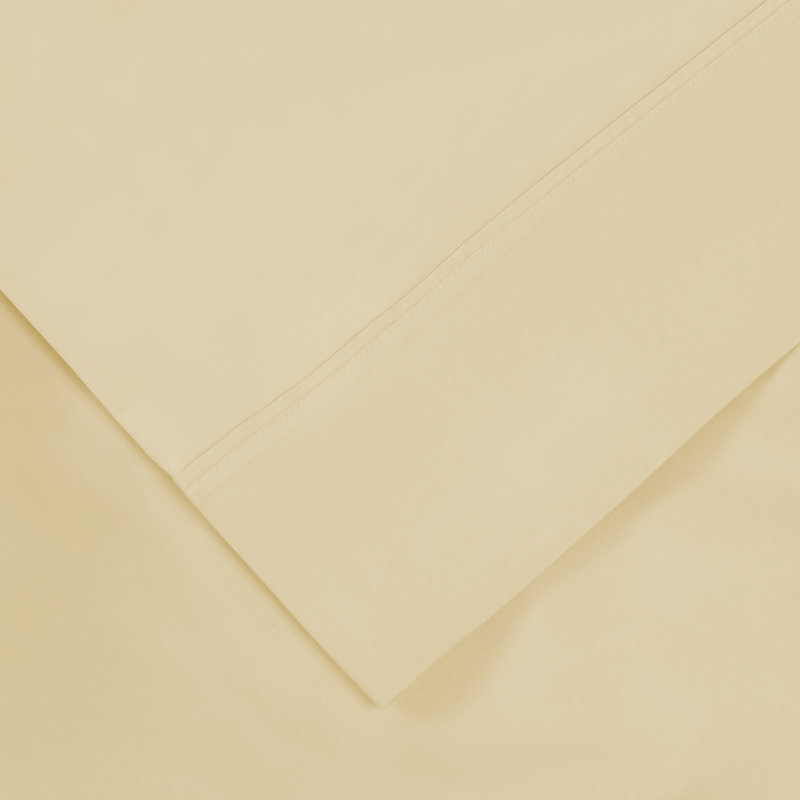 Larksville Tencel Polyester Blend 1000 Thread Count Sheet Set, Ivory, Twin XL