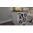Farmhouse End Table with Charging Station - Nightstand with 2 Outlets & 2 USB Ports - Vintage Industrial Side Table-1131583839-1133463442