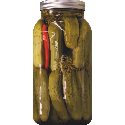 SP13209 Mason pot de cornichons découpé en carton debout