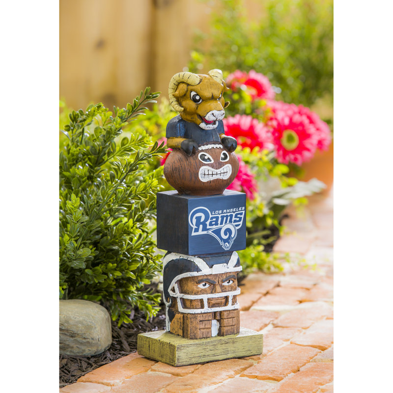 Miami Dolphins Hand-Painted Resin Tiki Garden Statue