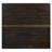 Gold & Rustic Espresso Finish Dining Table