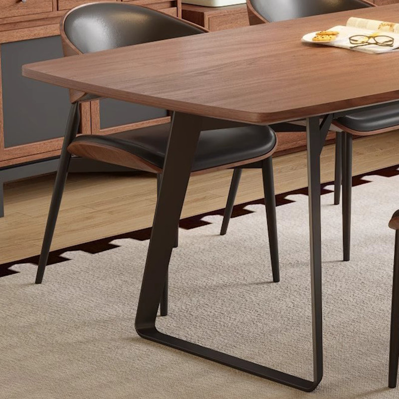Table de salle à manger rectangulaire à usage domestique, H 29,53 po x L 55,12 po x l 31,5 po