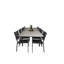 Faiyaz 10 - Person Patio Dining Set with Extendable Rectangular Table-2042491665
