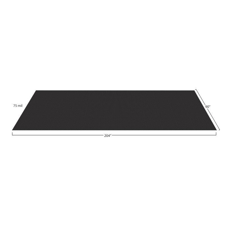 Rouleau de plancher de garage Diamond, Nuit noire, L 204 po x l 90 po