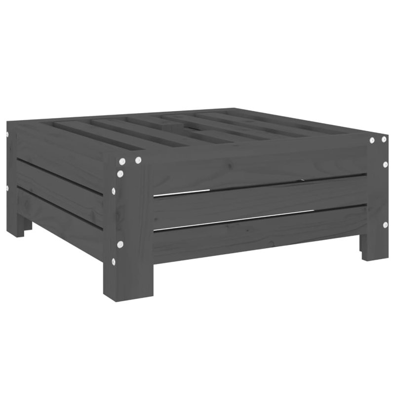 Parasol Base Cover Solid Wood Pine, Grey