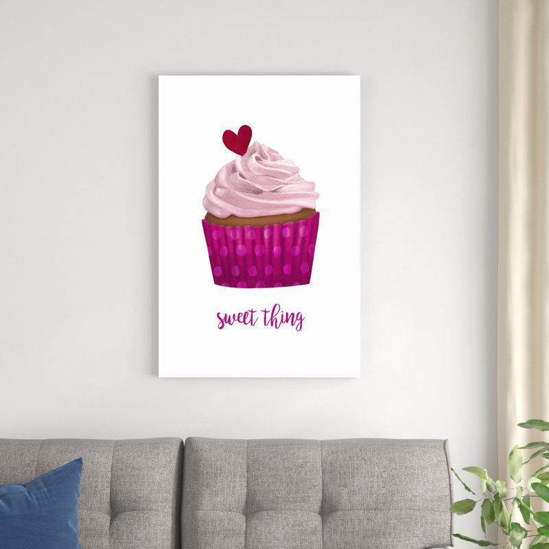 Saint-Valentin Cupcake II, H 36 po x l 24 po
