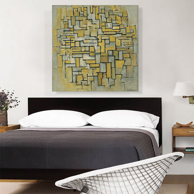 " Composition In Brown And Gray 1913 " by Piet Mondrian