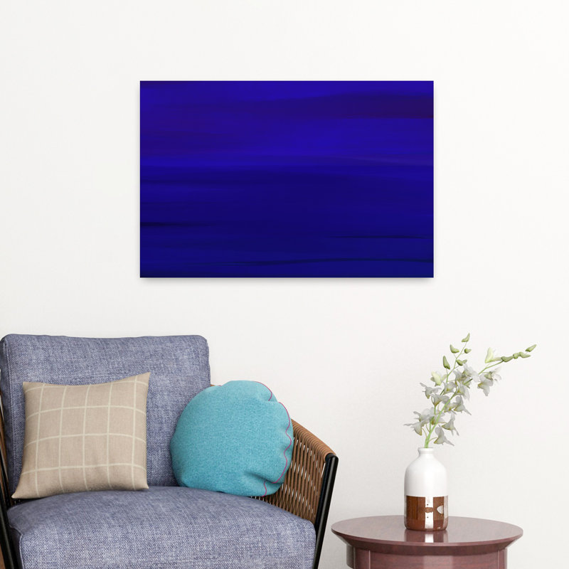 Art contemporain contemporain abstrait, H 16 po x l 24 po