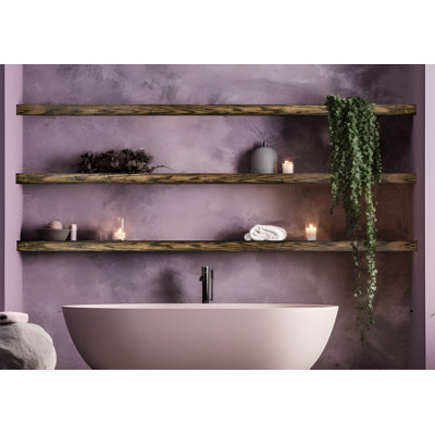 3 Piece Oak Floating Shelf