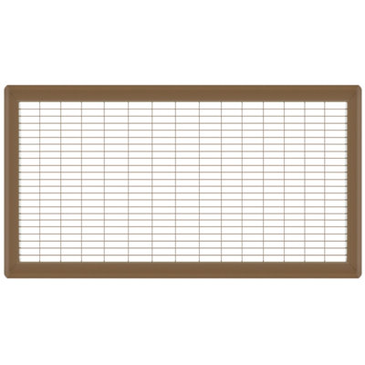 Brown Heavy Gauge Floor Grill