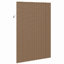 Vidaxl Window Blind With Curtains Manual Brown Bamboo-117470825
