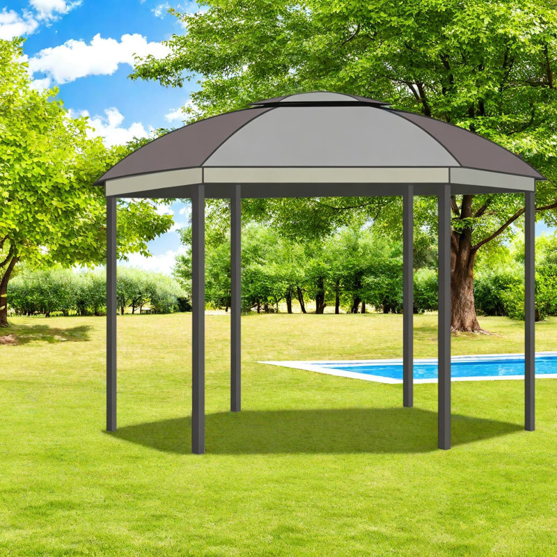 Auvents spacieux et abris de jardin (doit inclure le cadre), patio moderne en acier