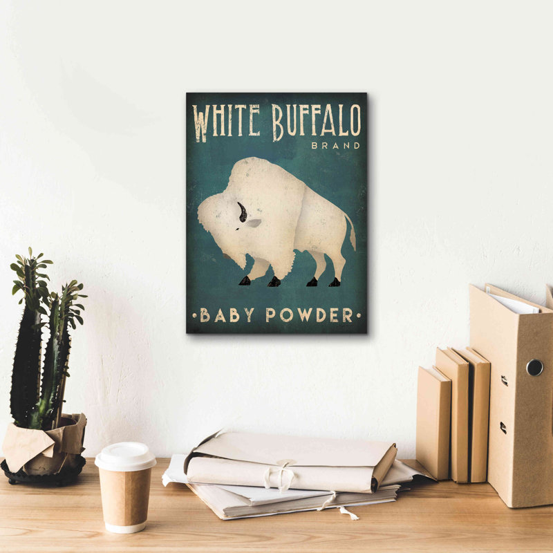 «Buffalo Bison V» par Ryan Fowler, H 16 po x l 12 po x P 0,75 po