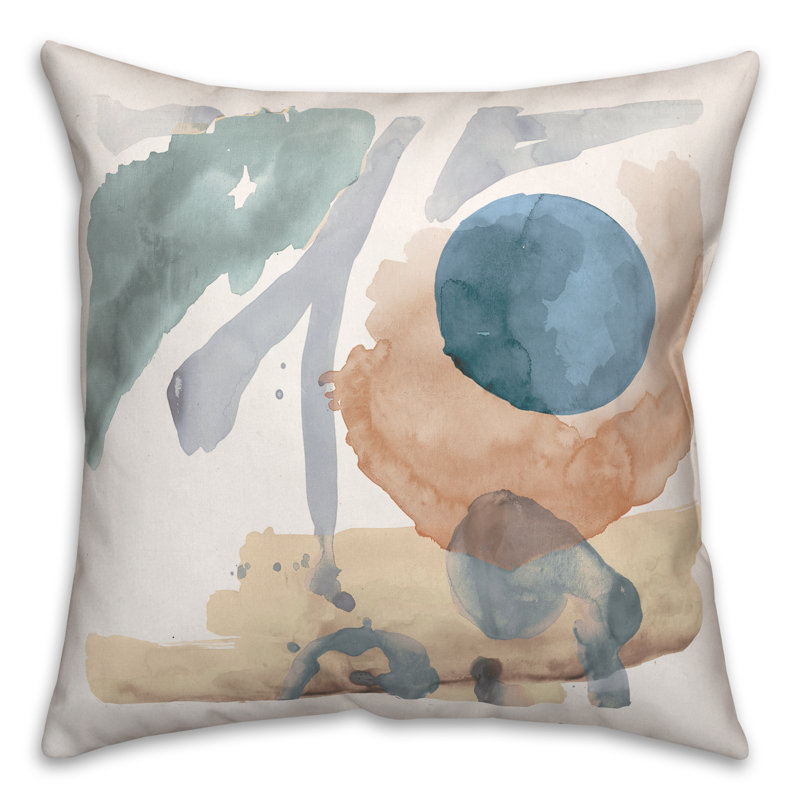 Abstract Throw Pillow