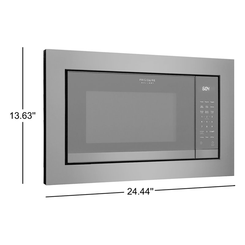 Frigidaire Gallery 2.2 Cu. Ft. Built-In Microwave, Black Stainless Steel