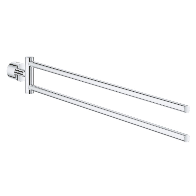 Barre à serviettes murale 21,2205 po Atrio®, Chrome étoilé
