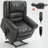 Power Lift Recliner Chair Heat Massage Dual Motor, Faux Leather, Heavy Duty Motion Mechanism-862714068