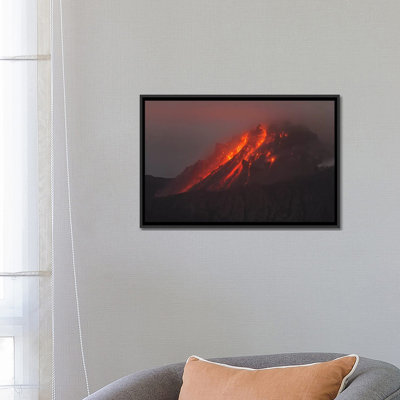 « soufriere hills, montserrat island, antilles i » par martin rietze, impression sur toile tendue