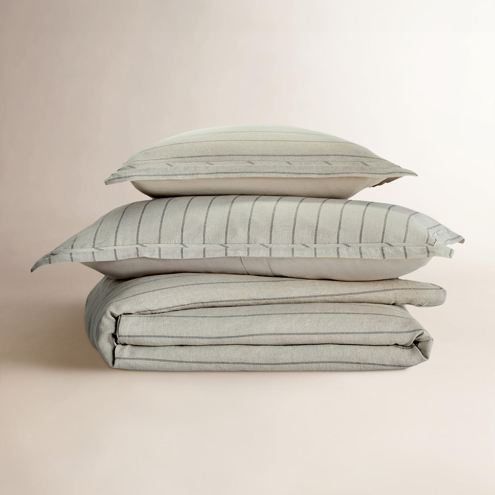 Linen Duvet Cover Set, Queen, Natural