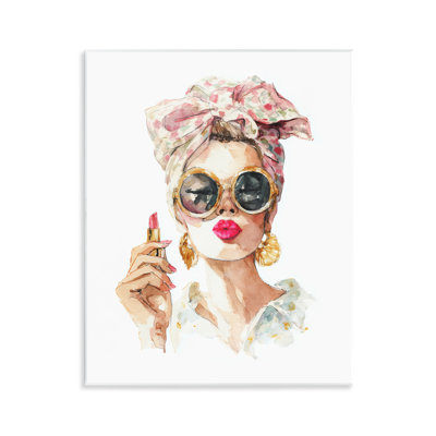 Feminine Lipstick Spell Wall Plaque, design by Svetlana Aleynikova