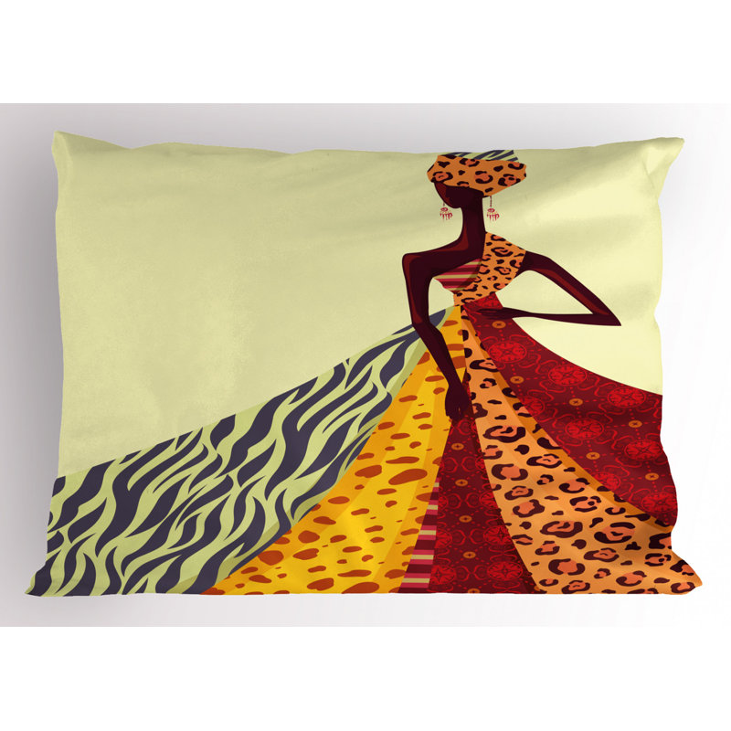 Polyester Animal Print Sham Set, Twin