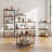 3-Tier Multipurpose Display Rack with Metal Frame