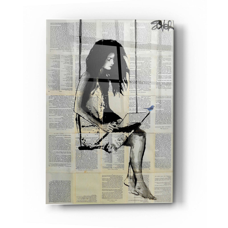 Trinx «Spell» par Loui Jover, art mural en verre acrylique, H 36 po x l 24 po x P 0,2 po