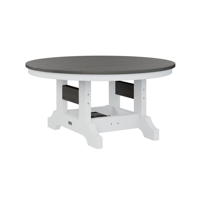 Table de conversation berlinoise berlinoise classique Berlin Classic, Gris côtier, H 18,5 po x l 38 po x P 38 po