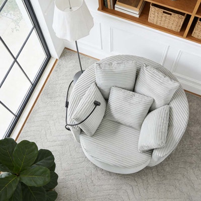 360° Swivel Chair Accent Barrel Chair