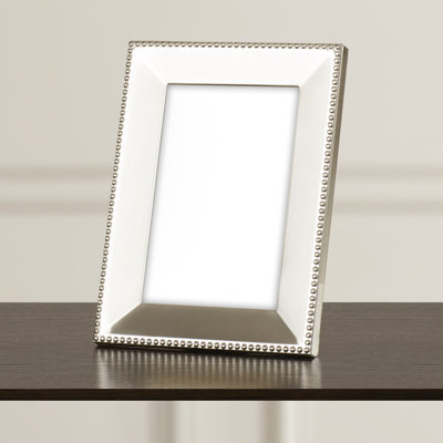 Metal Beaded Picture Frame