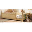 Lits sûrs pour enfants avec rangement, lit simple en bois aggloméré style Montessori pour la maison