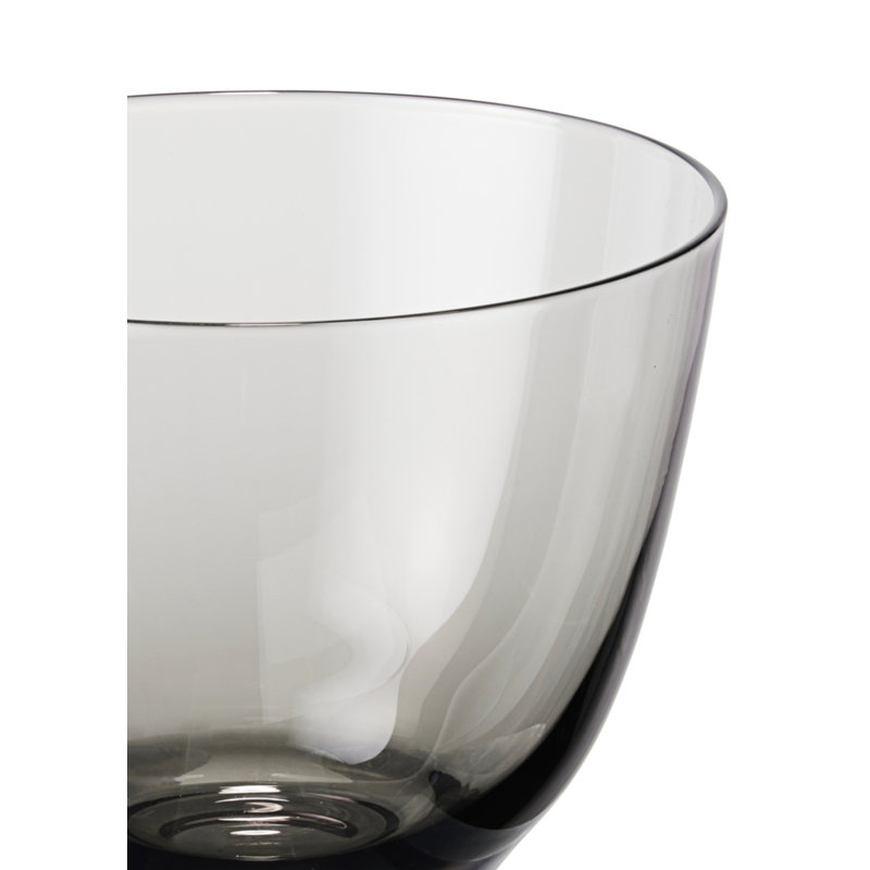 Flow 11.8oz. Drinking Glass, Gray