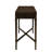 Fluted Dark Brown Console Table With 2 Function - Foyer Feature Hallway