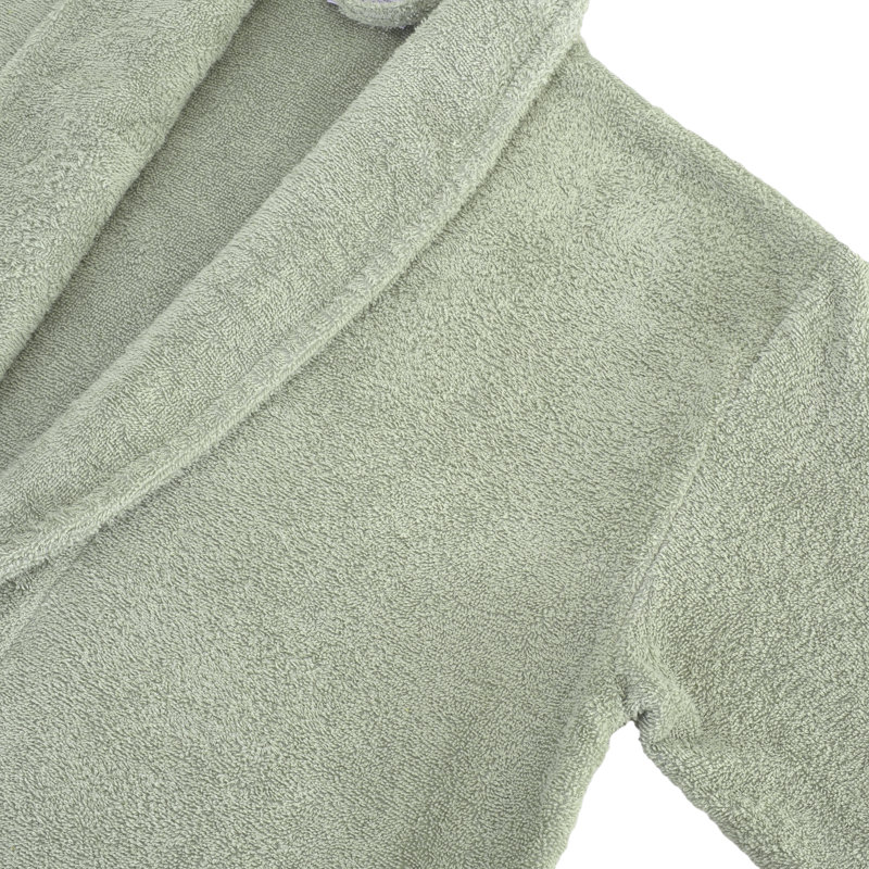  Peignoir 100% coton Brittany, Petit / Moyen, Vert