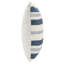Seiano 22"  Fabric Striped Blue Throw Pillow