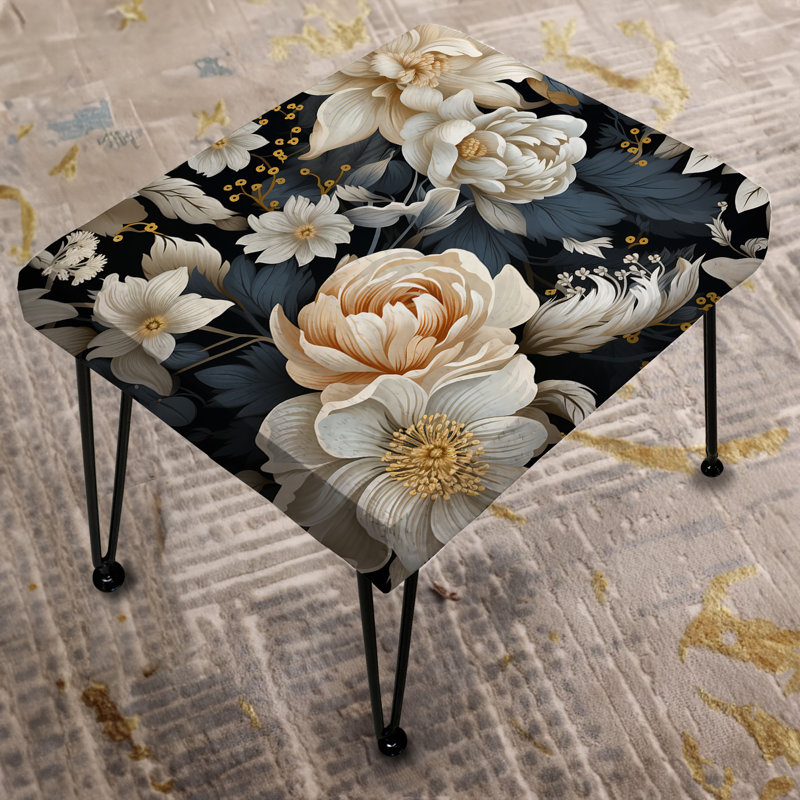 Urban Victorian Chic Victorian Motif - Repose-pieds rectangulaire floral