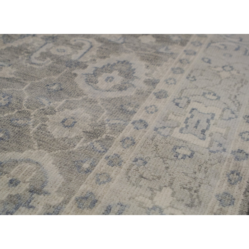Nomad Oriental Area Rug in Green/Ivory