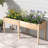 Outdoor Raised Garden Bed With Legs 73x23x30in Wood Planter Box With Divider Panel-159864000