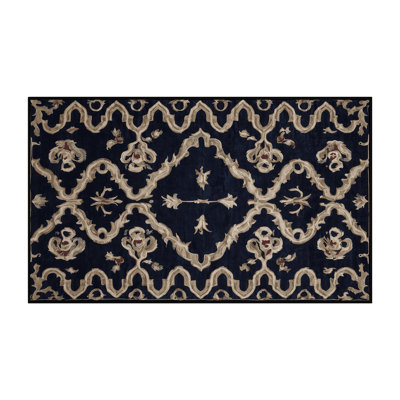 Machine Washable Gray Area Rug