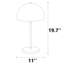 Lampe de table dôme moderne 19 po Lumiere