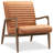 Rowan Full-Grain Genuine Italian Leather Armchair-427088540