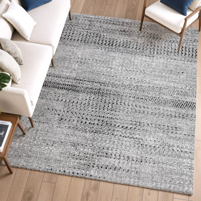 Premium Machine Washable Mayfield AMF2137 Striped Rug