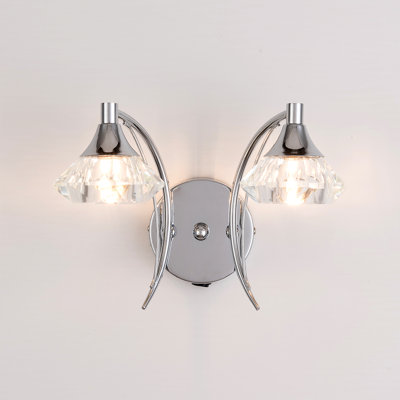 Rivale Stainless Steel Armed Sconce