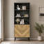 Solid Wood 79 cm W Display Cabinet