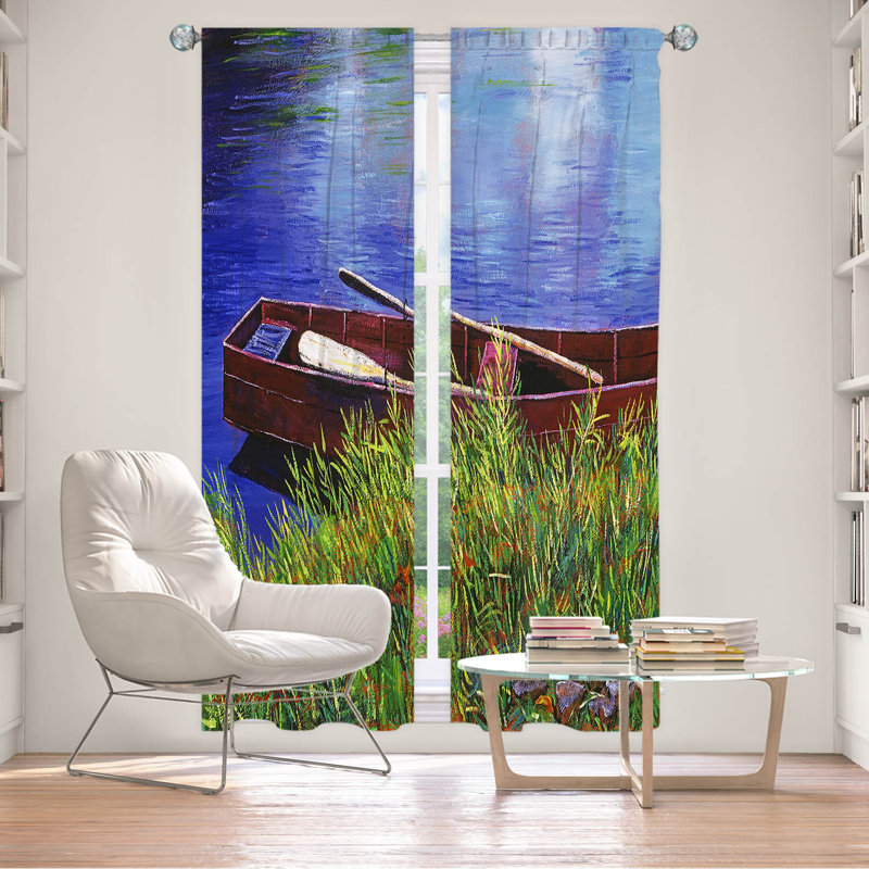 Rideau simple obscurcissant avec passe-tringle Delaughter, L 20 po x L 82 po