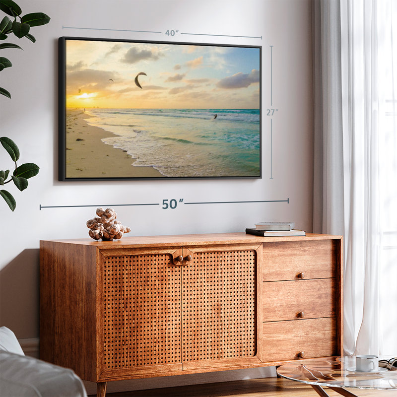 Impression sur toile Caraïbes, H 27 po x l 40 po