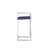 Pangea Home Bar Stool – Modern Bar-Height Upholstered Velvet Stool with Steel Metal Legs- Dining Room, Bar, Kitchen Island, and Events - Navy and Silver Bar Stool-323605734-323605736-323605740