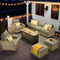 Wahkon Wicker/Rattan 5 - Person Seating Group With Swivel Chairs and Cushions