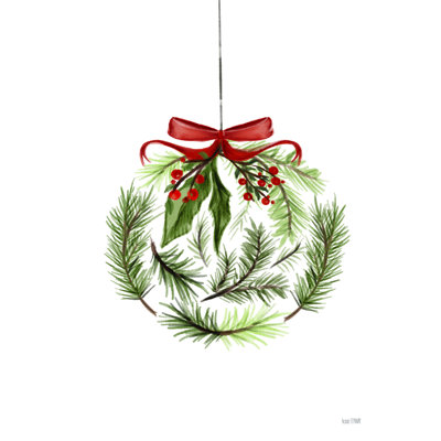 " Evergreen Ornament I "