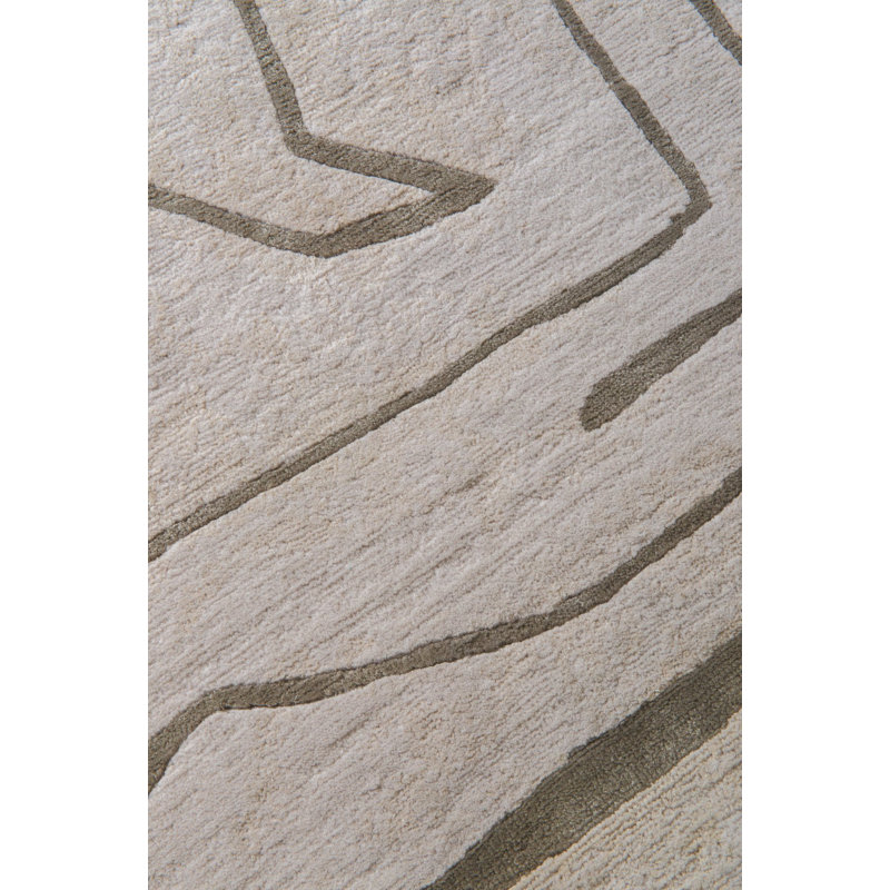 Kelly Wearstler Tableau Pewter Area Rug, Rectangle 9' x 12'